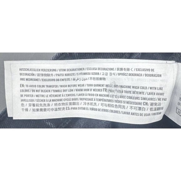 Abercrombie & Fitch Black Mom Short High Rise Distressed Raw Hem Denim Shorts 00 - Picture 4 of 10